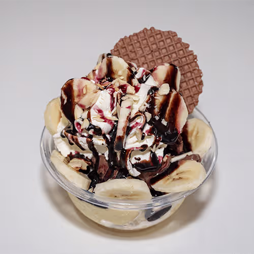 Bananen-Eisbecher