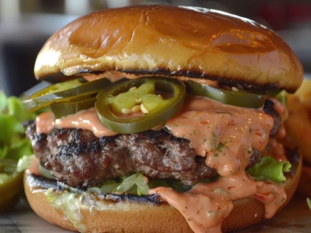 XXl Mexican Chicken Burger (scharf)
