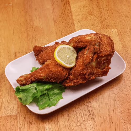 Halbes Backhendl