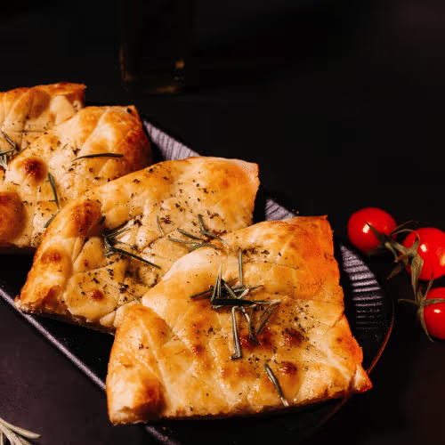 Focaccia mit Knoblauch