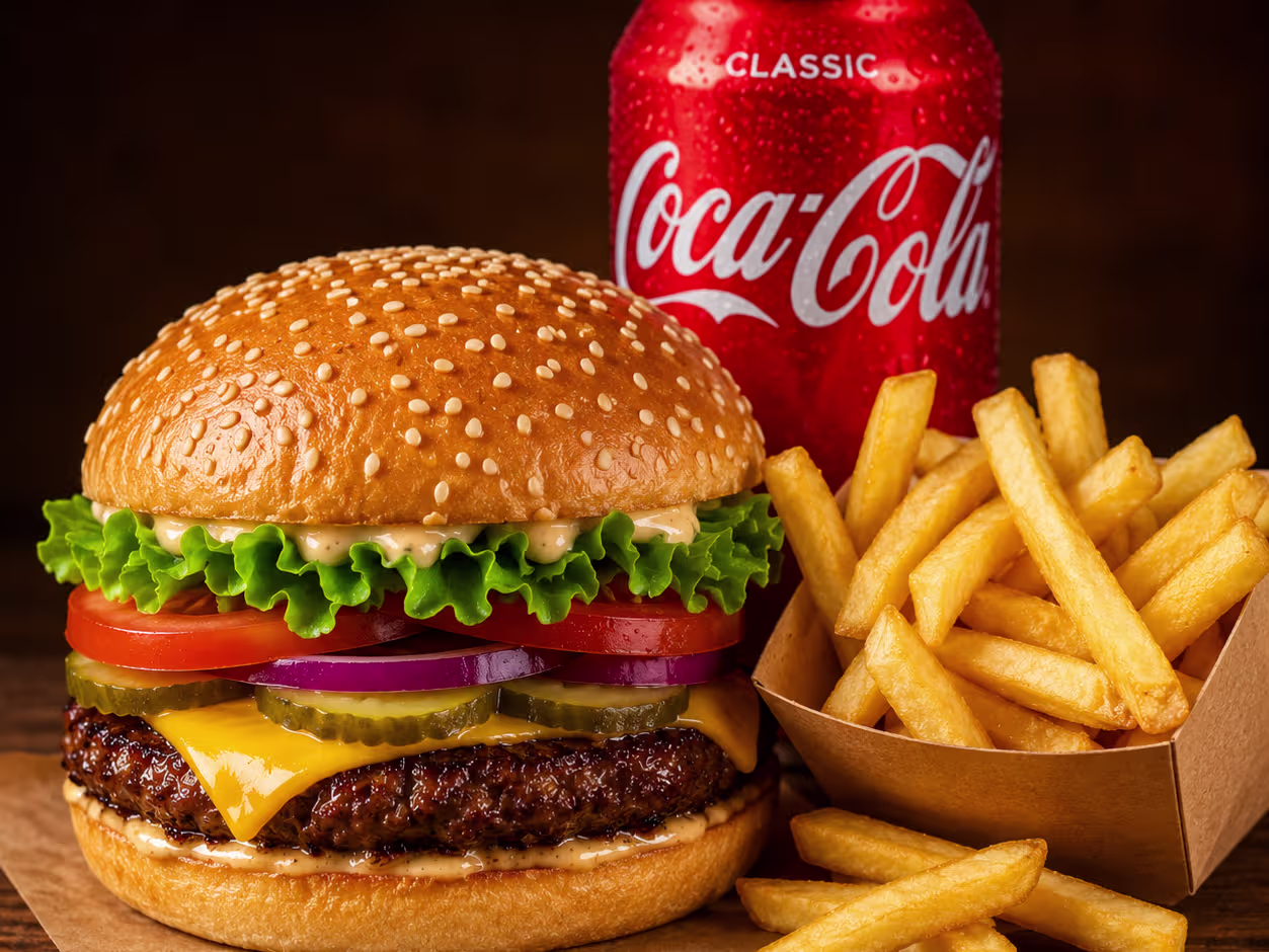 Cheeseburger Menü