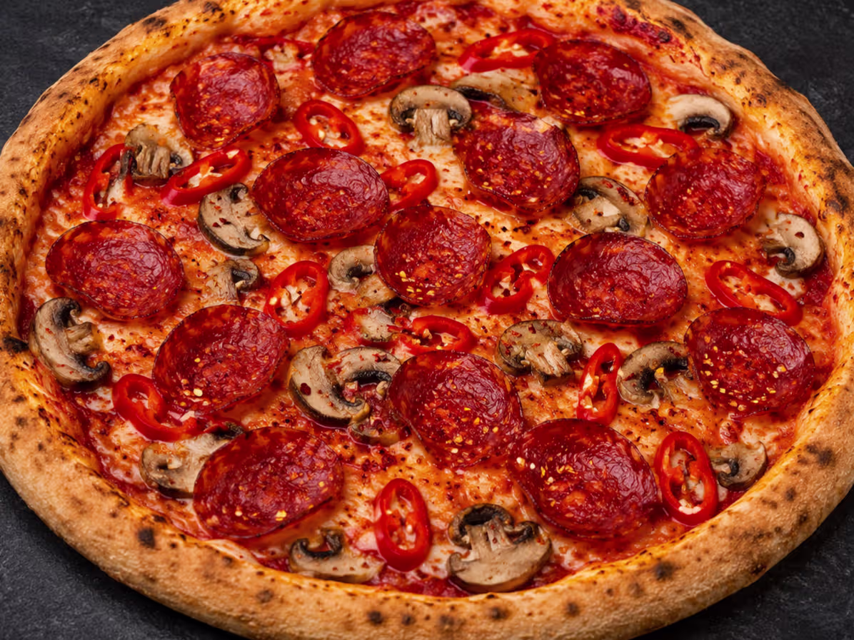 Pizza Diavolo (scharf)