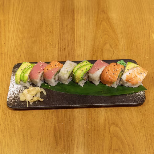 Rainbow Roll (8 Stück)