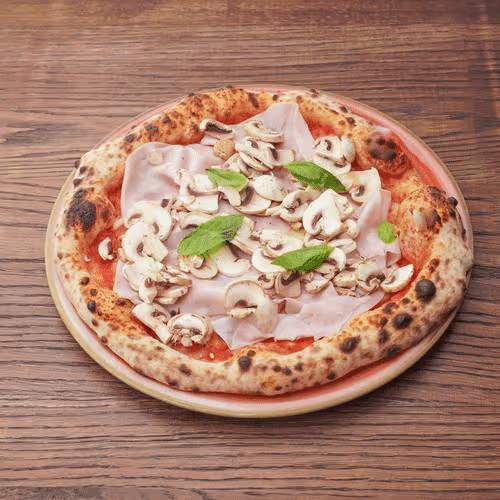 Pizza Prosciutto e Funghi