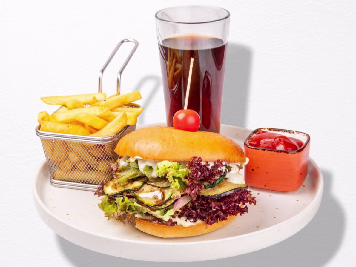 Veggie Burger Menü