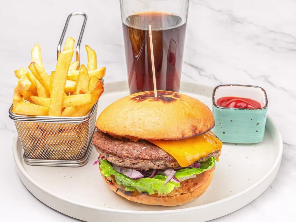 Cheeseburger Menü