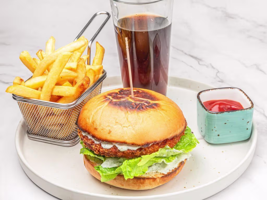 Chicken Burger Menü
