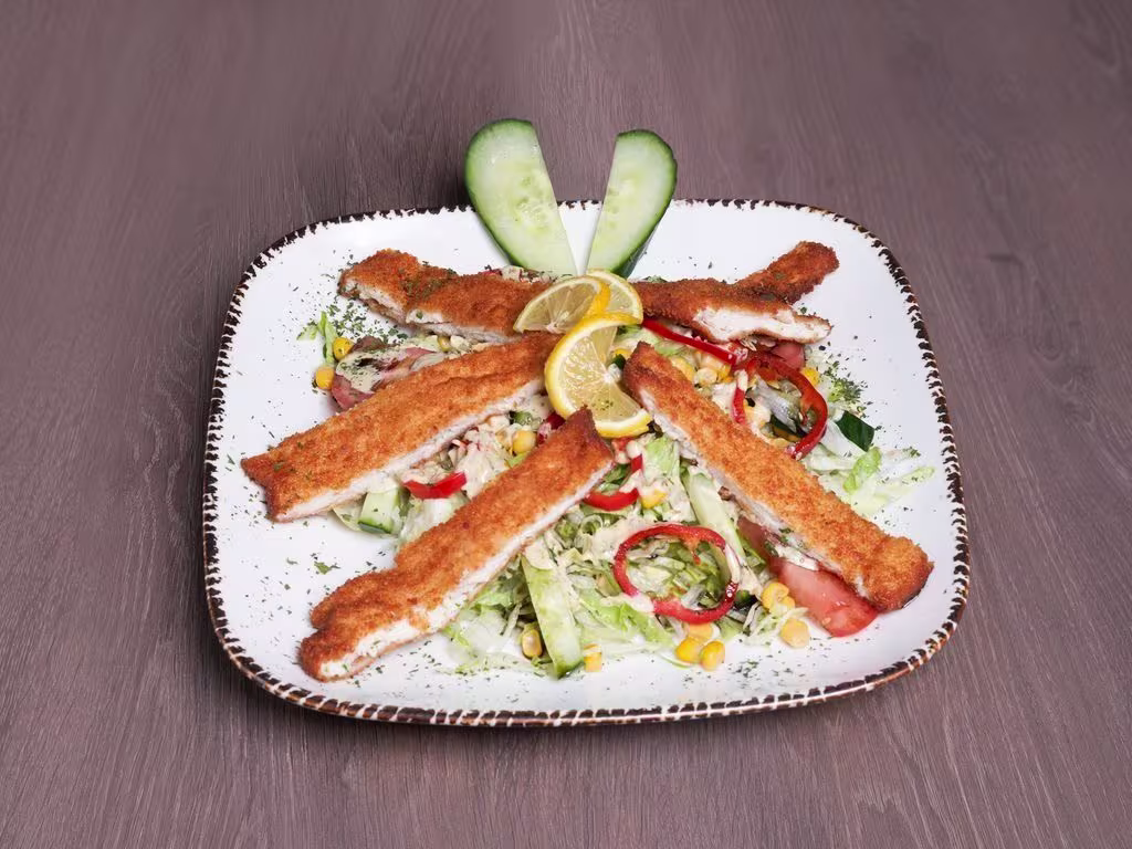 Backhendlsalat