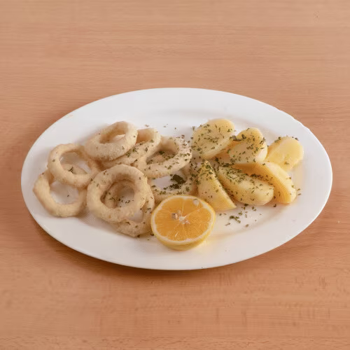 Gebackene Calamari