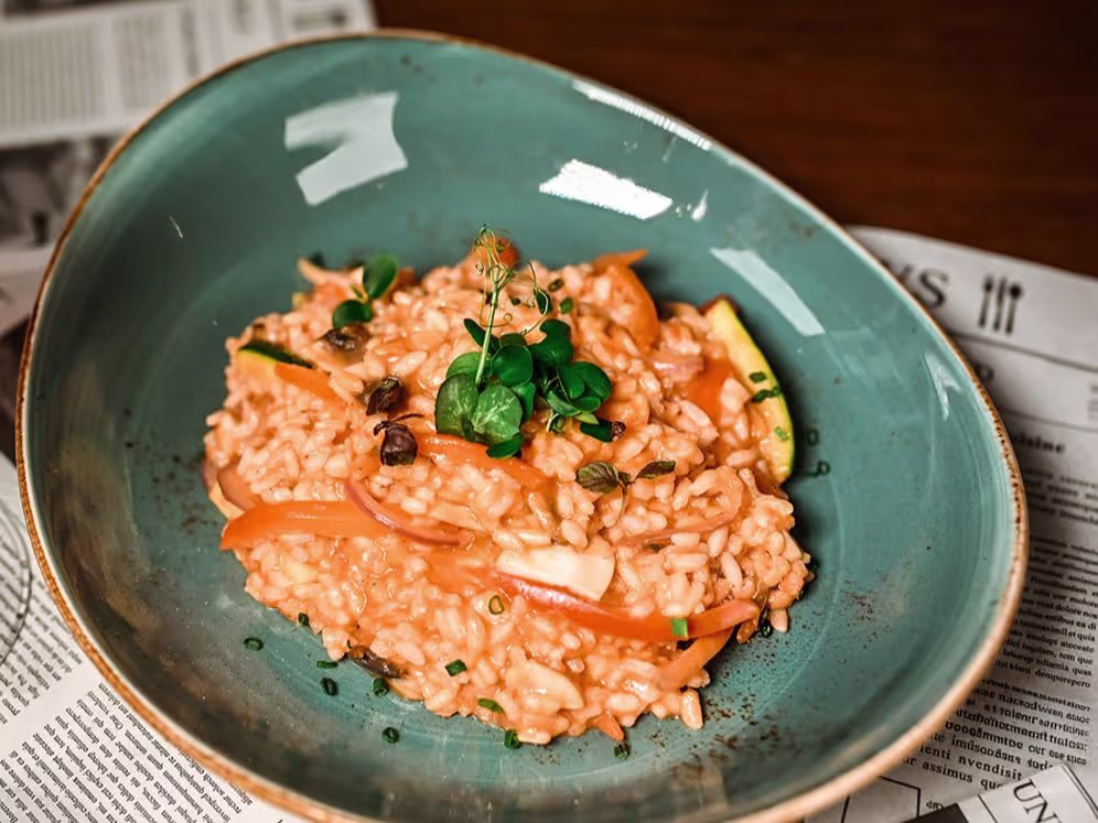 Garden Glow Risotto (Gemüse Risotto)