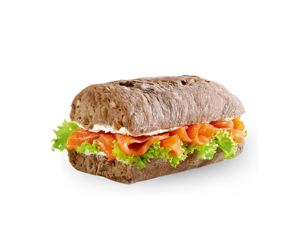 Räucherlachs Walnussbrot