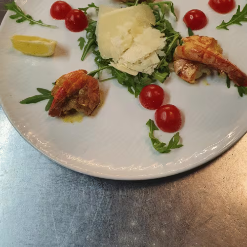 Gamberetti con Rucola (3 Stück)