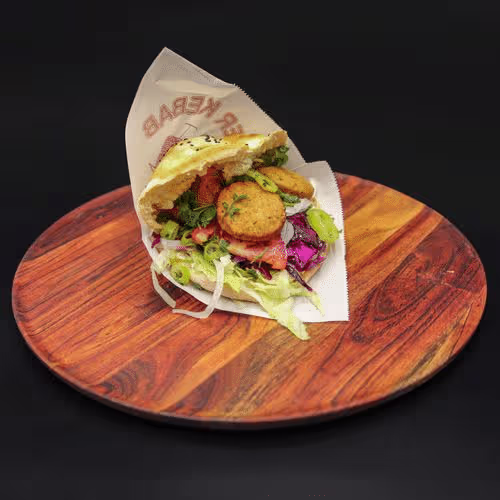 Vegetarisches Falafel Sandwich