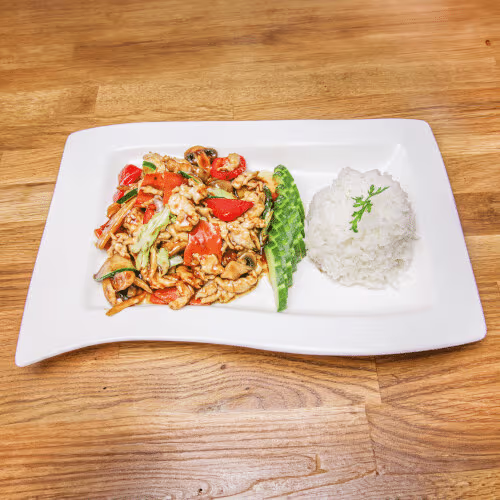 Szechuan Chicken (scharf)