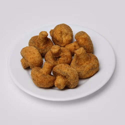 Gebackene Champignons