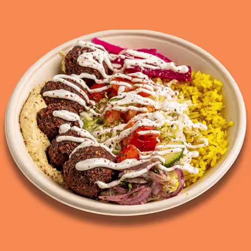 Hummus and Classic Falafel Bowl (vegan und glutenfrei)