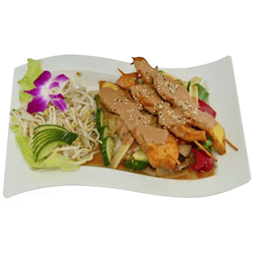 Satay Chicken with Vegetables (3 Stück)
