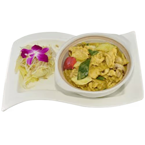 Green Curry with Chicken (scharf)