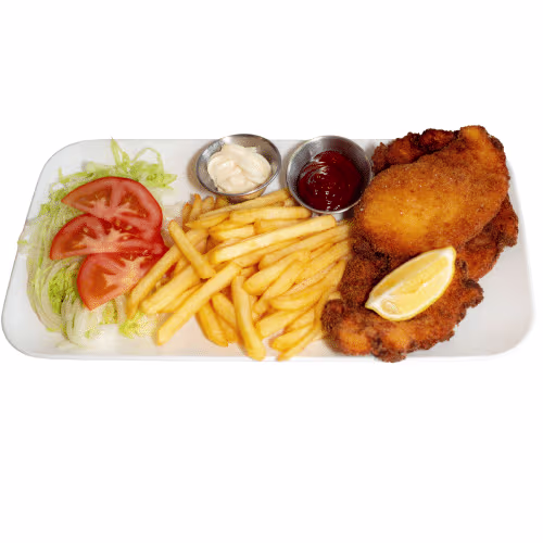 Schnitzel-Teller