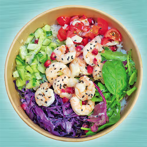 Prawn Poke Bowl