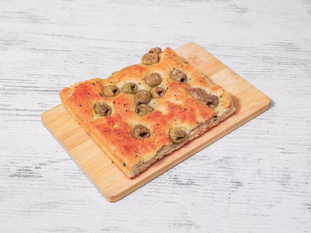 Focaccia mit Olive