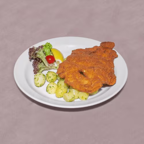 Gebackenes Hühnerschnitzel