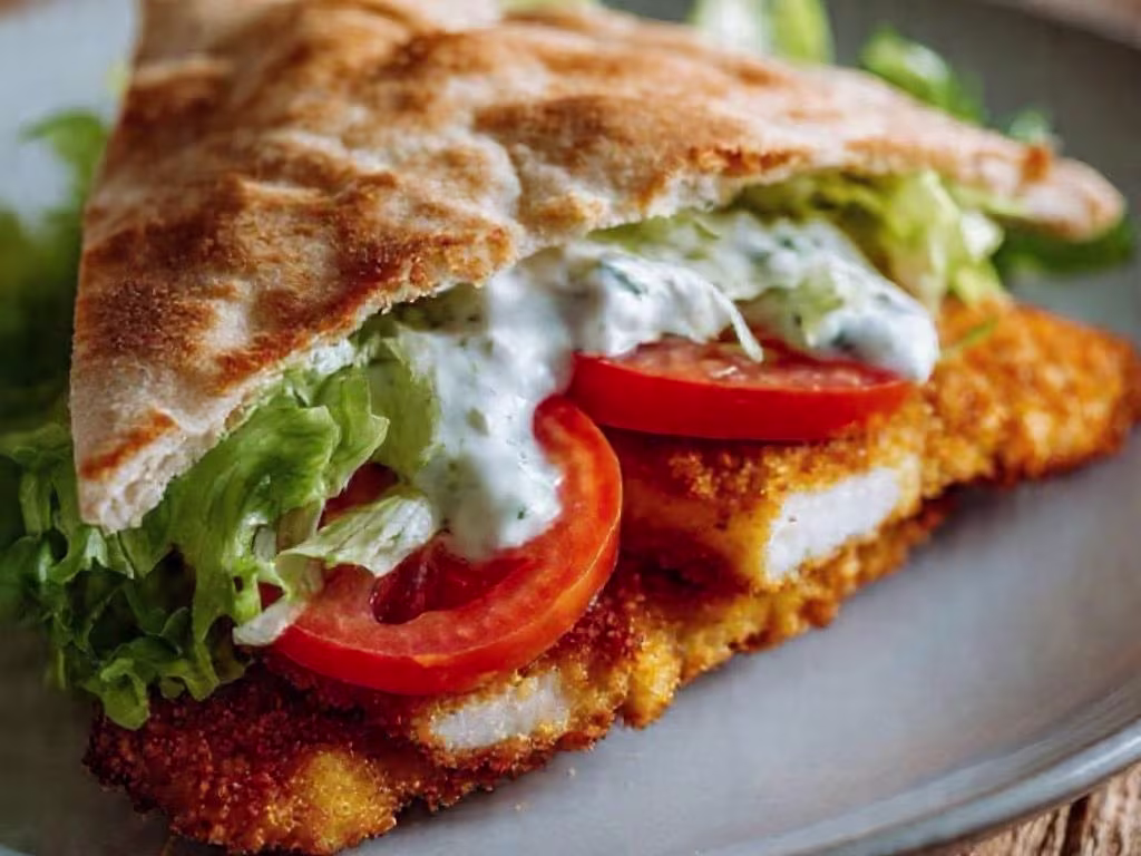 Schnitzel Sandwich Menü