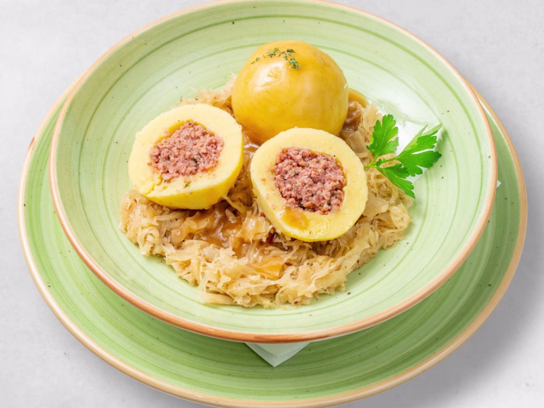 Fleischknödel Teller klein