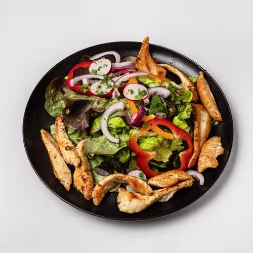 Gegrillter Hühnersalat