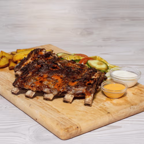 BBQ Spareribs (Kalb)