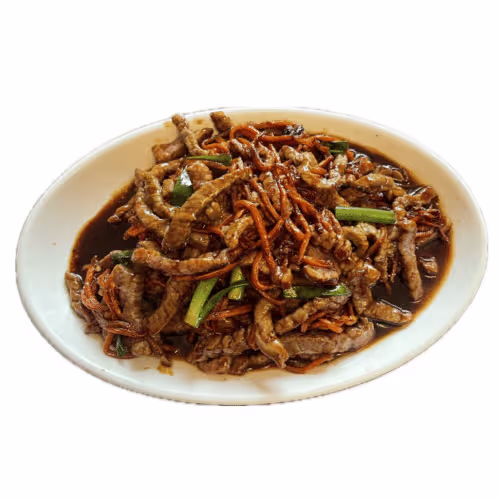 Rindfleisch Gan Bian (scharf)