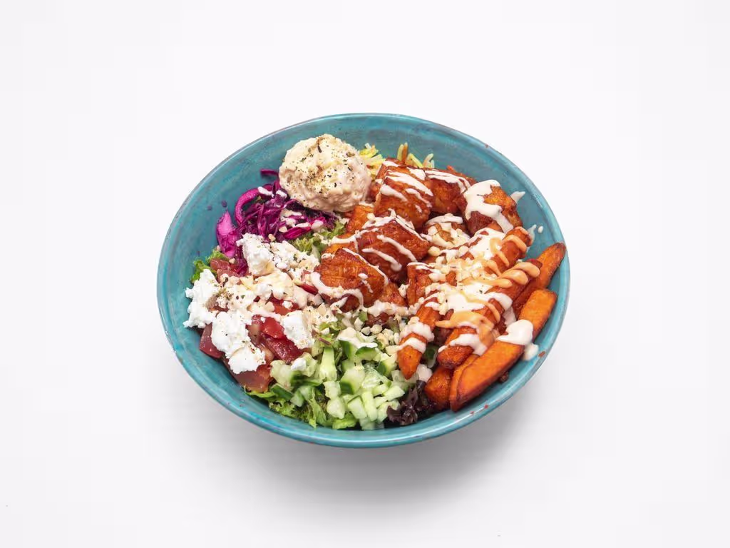 Greek Halloumi Bowl