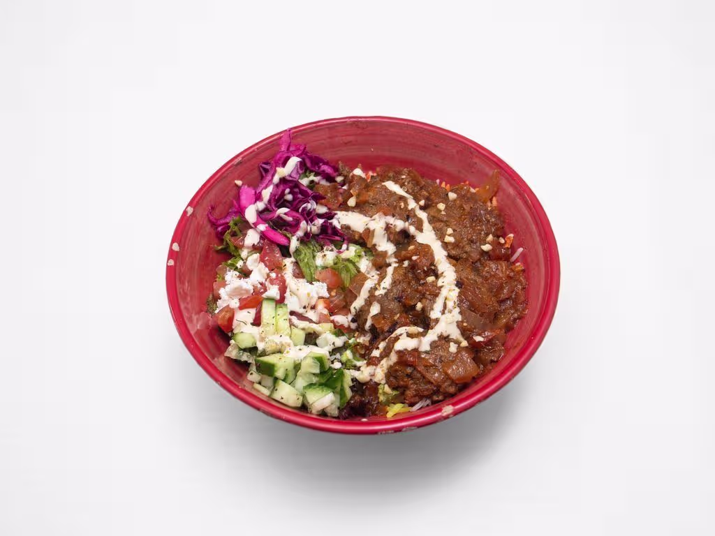 Spicy Mediteranian Beef Bowl
