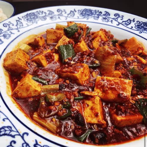Mapo Tofu mit Mangalitzaschwein (scharf)