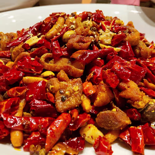 Chongqing Hähnchen (scharf)