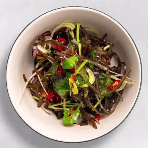 Seetang-Salat a la Chili und Pfeffer (leicht scharf)
