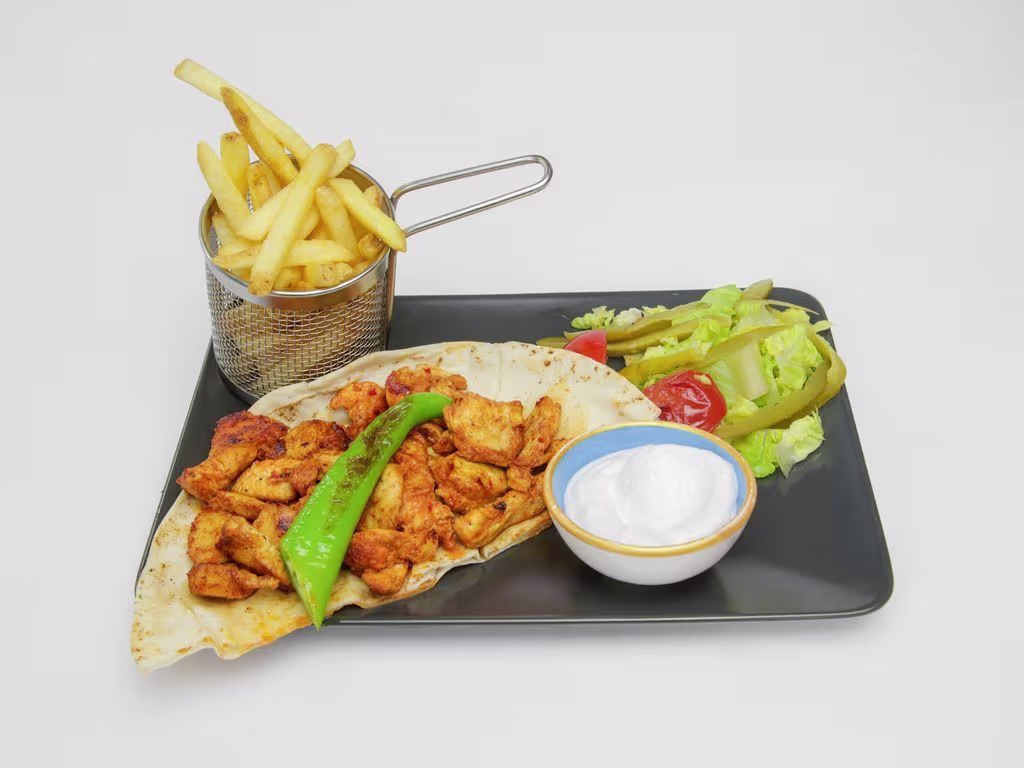 Shawarmateller vom Huhn