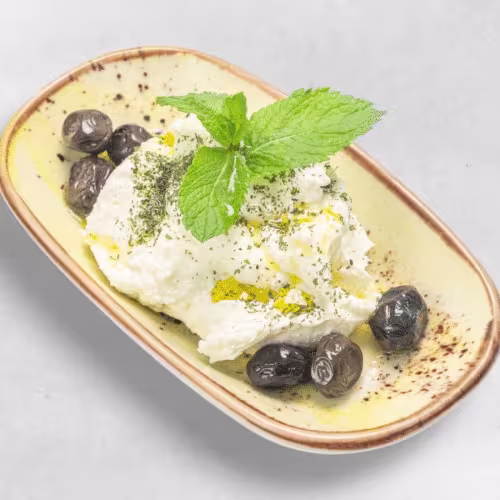 Labneh - Mit Knoblauch Veredelt