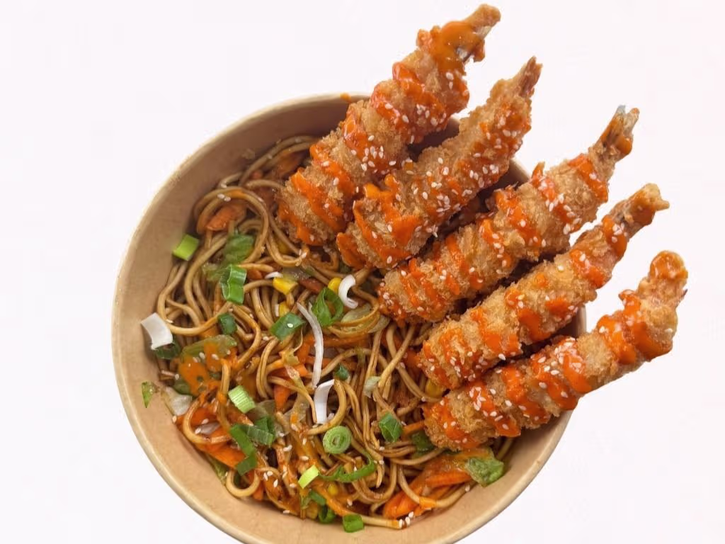 Yaki Soba - Ebi Tempura