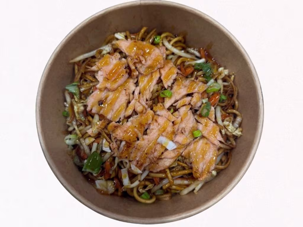 Yaki Soba - Grilled Lachs