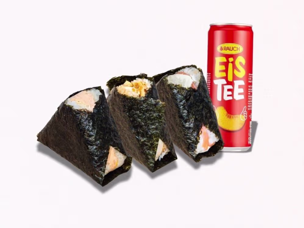 3 Onigiri nach Wahl - 1 Getränk