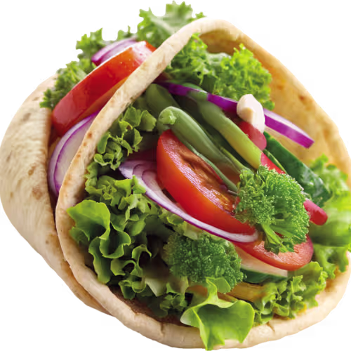 Veggie Döner Hawaii in Hausgemachten Fladenbrot