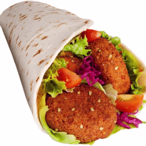 Falafel In Hausgemachter Wrap - Vegetarisch & Voller Geschmack