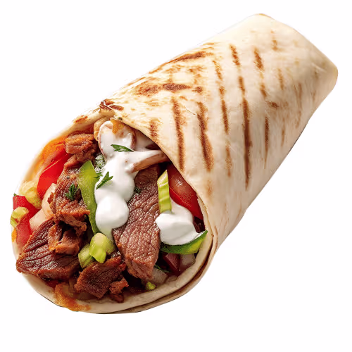 DÜRÜM im hausgemachten Wrap m. Schafskäse