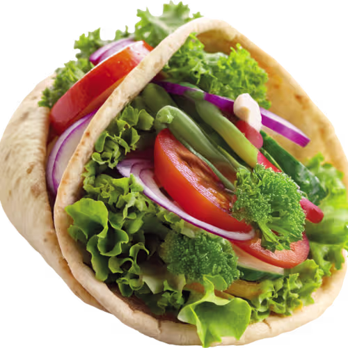 Veggie Döner Mafiose im hausgemachten Fladenbrot