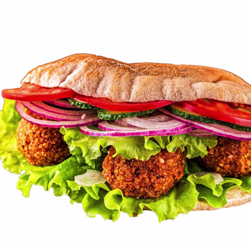 Falafel Mafiose in Hausgemachten Brot