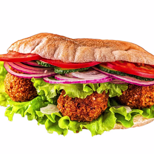 Falafel in Haugemachten Brot -  Vegetarisch & Voller Geschmack