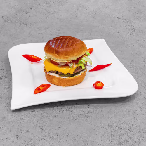 La Sera Chili-Cheesus Burger (scharf)