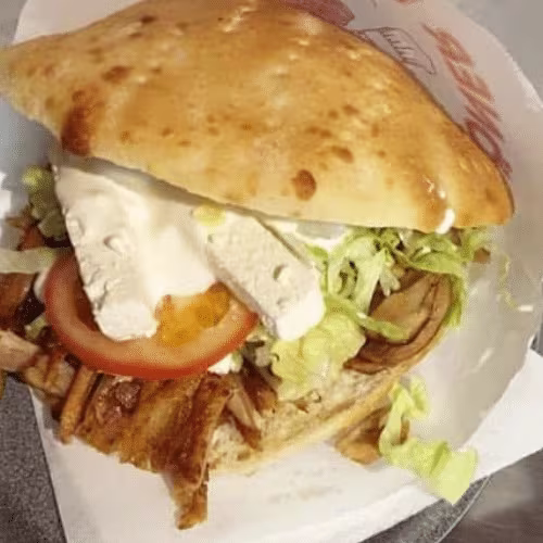 Kebap mit Käse