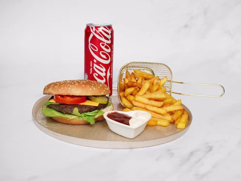 Cheeseburger - 100g Menü